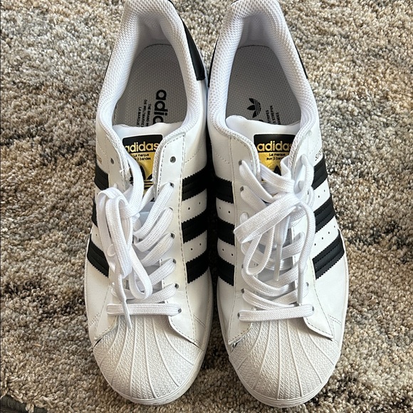 adidas Shoes - adidas White and Black Women's Shoes